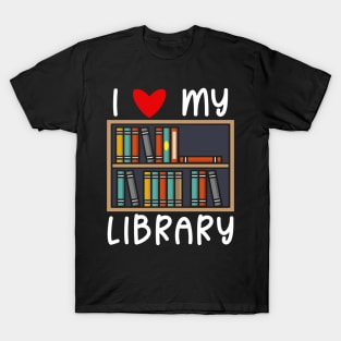 I Love My Library T-Shirt